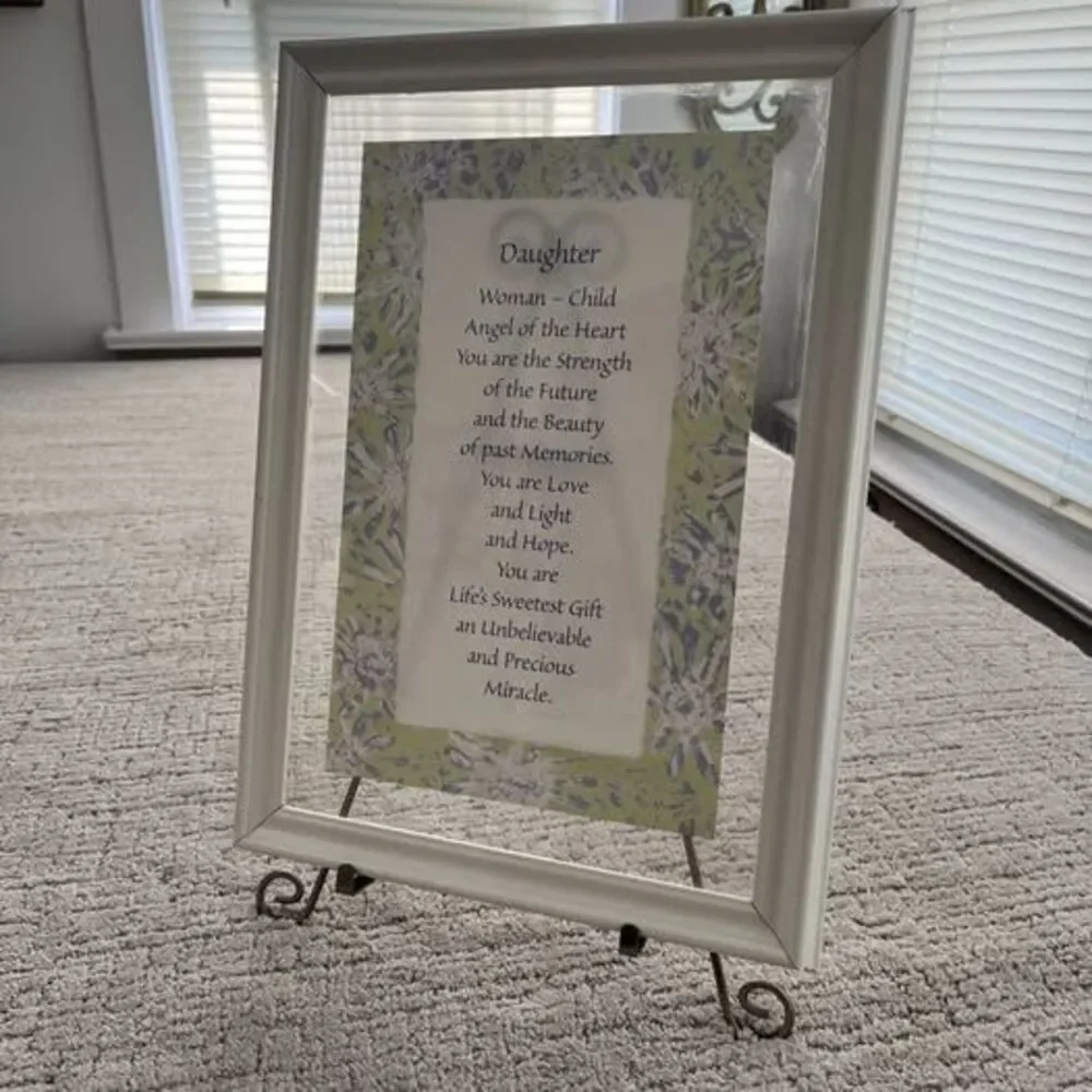 Ode To Daughter Framed With Pedestal 14.5” X 10.5”